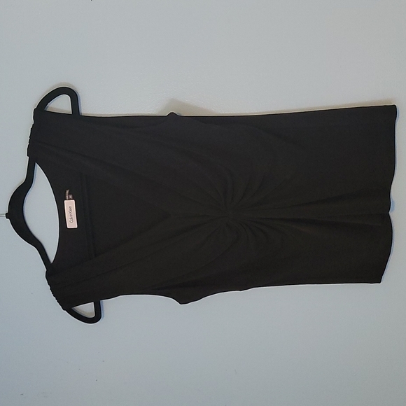 Calvin Klein Black Dressy Tank/Blouse Women's Size M - Picture 1 of 6